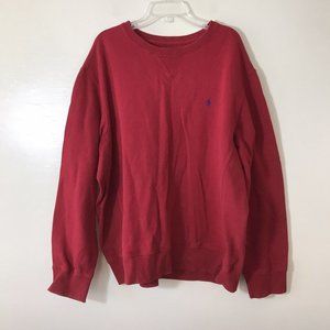 Vintage 90s Polo Ralph Lauren Red Pony Crewneck Mens Sweatshirt Size XXL